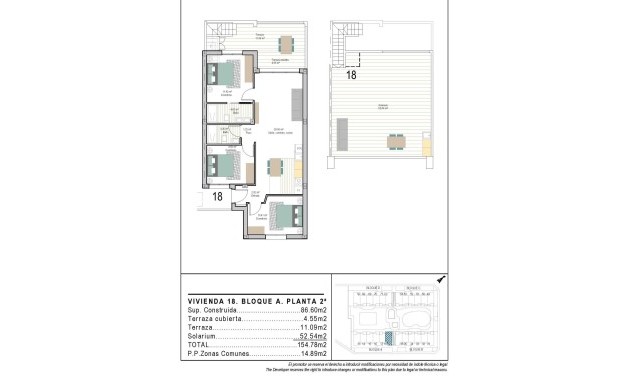 Nouvelle construction - Attique - Torre Pacheco - San Cayetano