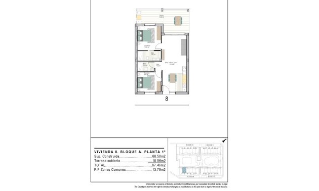 New Build - Apartment - Torre Pacheco - San Cayetano