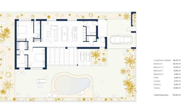 Nouvelle construction - Villa - Baños y Mendigo - Altaona Golf