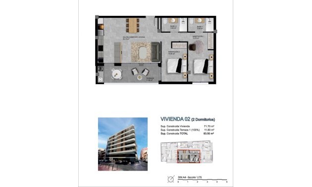 New Build - Penthouse - Santa Pola - pueblo