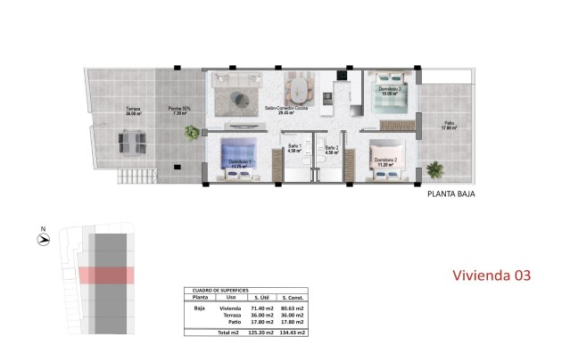 New Build - Bungalow - Pilar de la Horadada - pueblo
