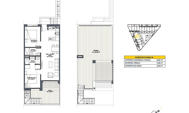 New Build - Bungalow - San Fulgencio - Pueblo