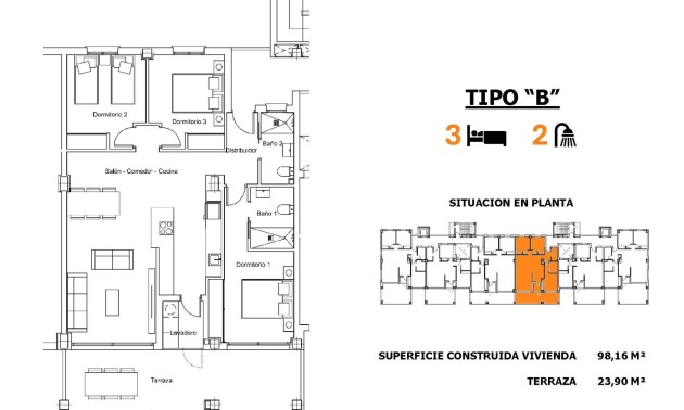 Nieuwbouw Woningen - Apartment - San Miguel de Salinas - Pueblo