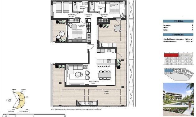 Nouvelle construction - Attique - Torre Pacheco - Santa Rosalia Lake and Life Resort