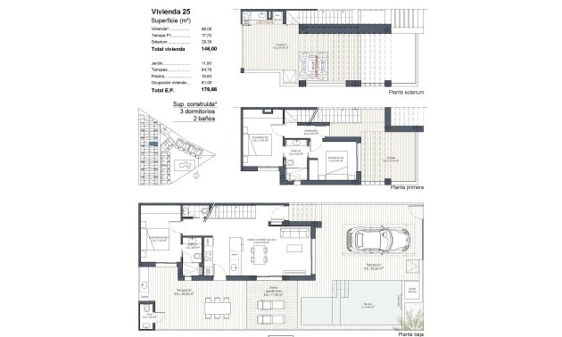 New Build - Quad House - Los Alcázares - Serena Golf