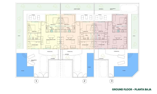Nieuwbouw Woningen - Bungalow - Pilar de la Horadada - parques de Andromeda