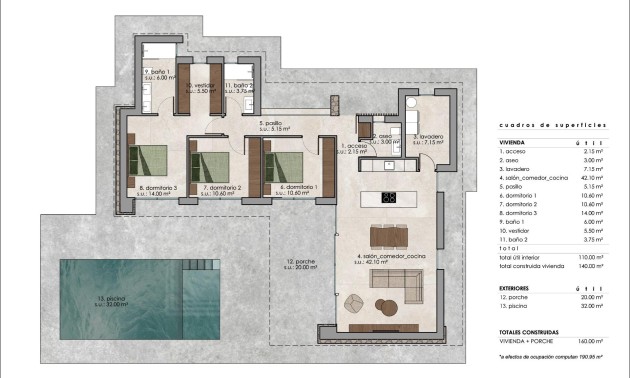 Nouvelle construction - Villa - Pinoso - Lel