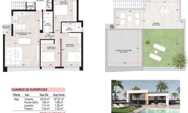 Nieuwbouw Woningen - Villa - Alhama de Murcia - Condado De Alhama