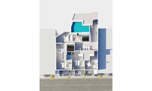 Nouvelle construction - Attique - Torrevieja - Centro