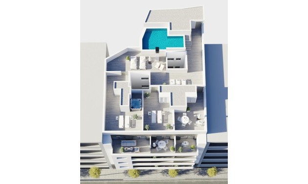 Nouvelle construction - Attique - Torrevieja - Centro