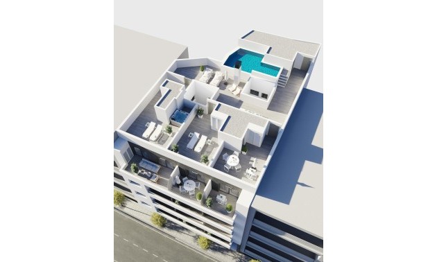 Nouvelle construction - Attique - Torrevieja - Centro