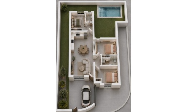 Nieuwbouw Woningen - Villa - Mazarrón - Country Club