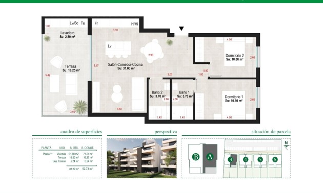 Nouvelle construction - Apartment - Alhama de Murcia - Condado De Alhama Golf Resort
