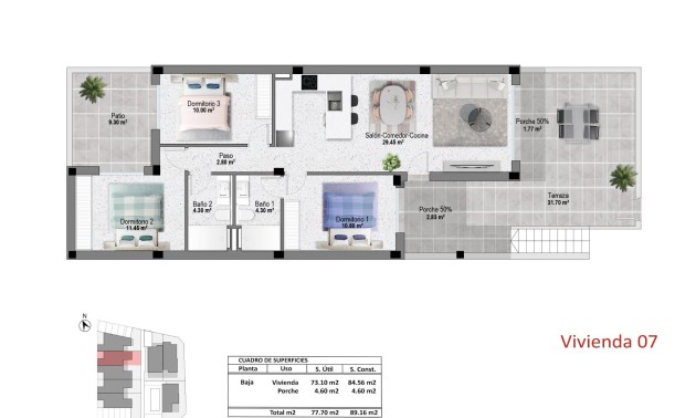 New Build - Bungalow - Pilar de la Horadada - pueblo