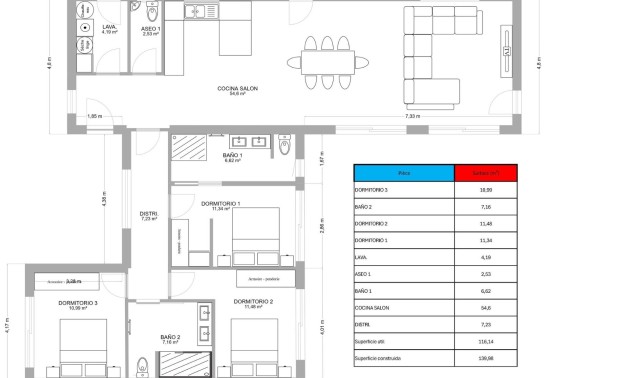Nouvelle construction - Villa - Pinoso - Casas Pastor
