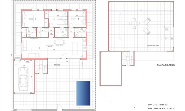 Nieuwbouw Woningen - Villa - Fuente Alamo - La Pinilla