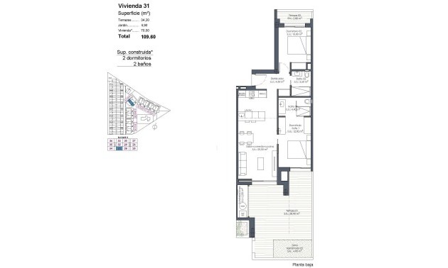 New Build - Apartment - Los Alcázares - Serena Golf